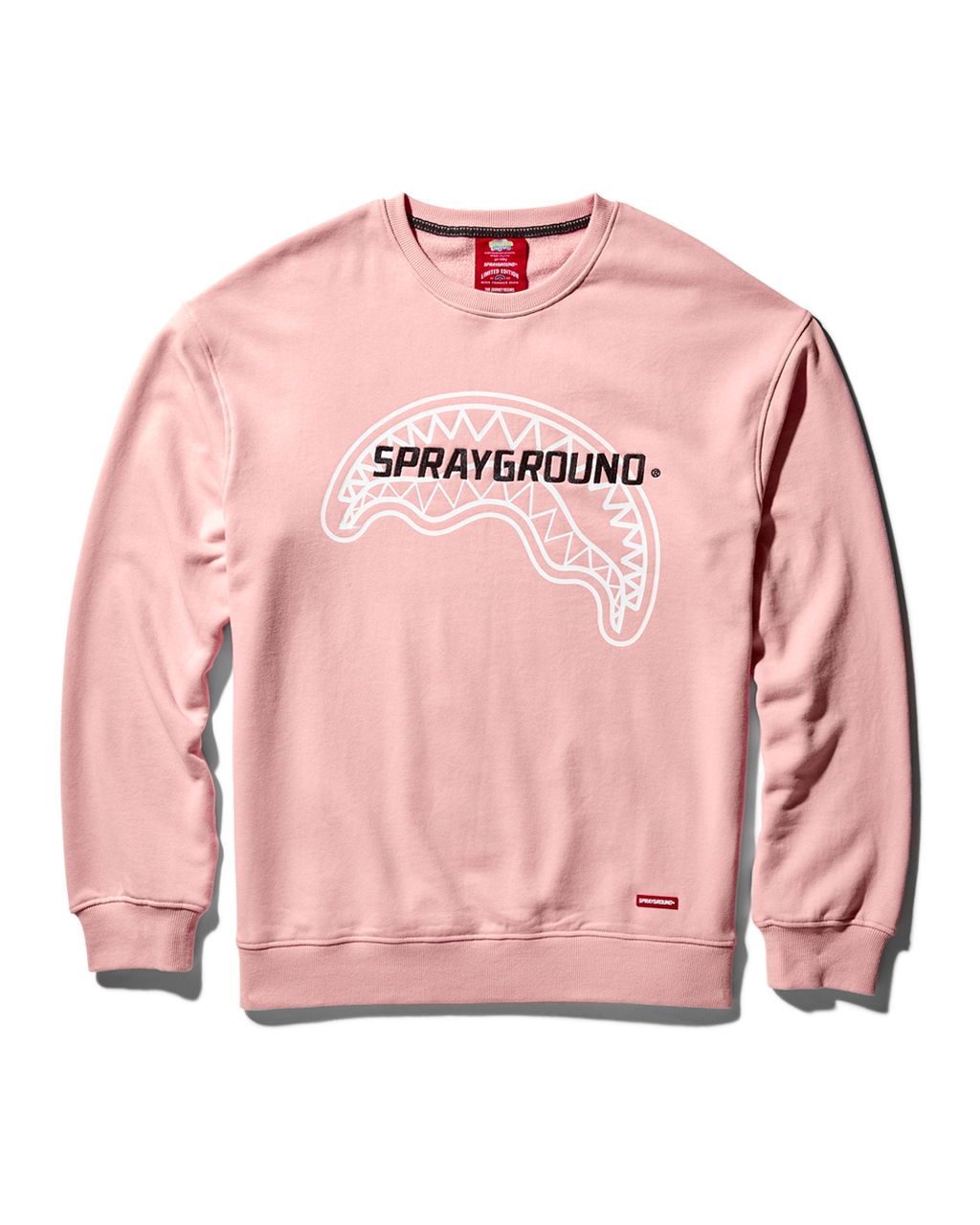 SPRAYGROUND PULLOVER CREW NECK SWEATSHIRT (PINK)