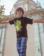 YOUTH ANATOMY BEAR T-SHIRT BLACK