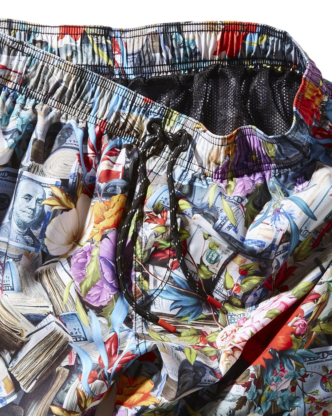FLORAL MONEY SHOTO SWIM TRUNKS