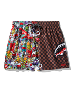 STICKER CREW SWIM SHORTS