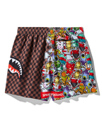 STICKER CREW SWIM SHORTS