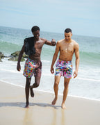 STICKER CREW SWIM SHORTS