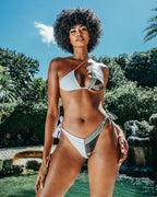 SPLIT BITE CAMO BIKINI