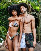 SPLIT BITE CAMO BIKINI