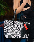 TRIPPY CHECK TOTE