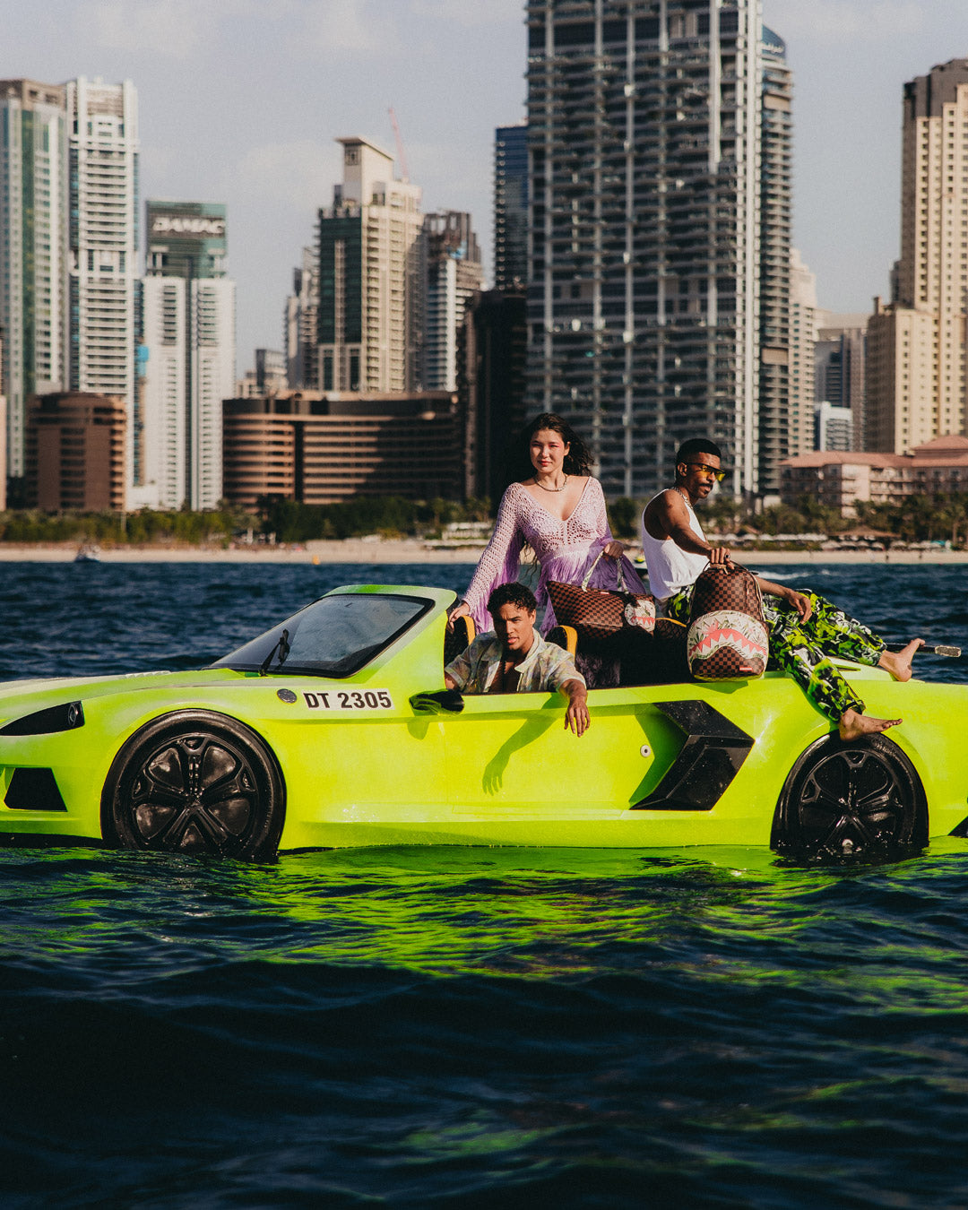 SHARKS IN PARIS COASTAL TOTE