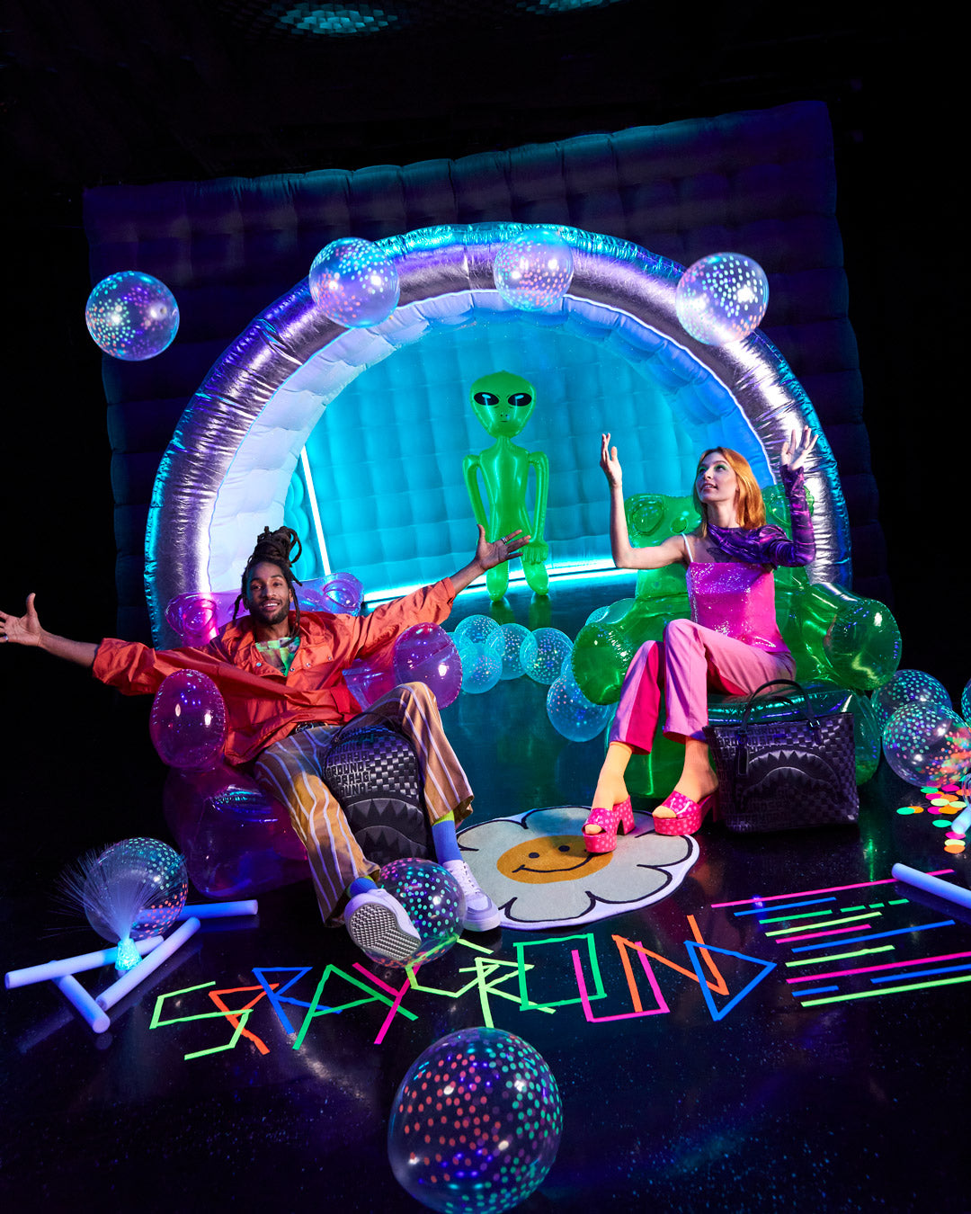 FIBER OPTIC LIGHTSHOW TOTE