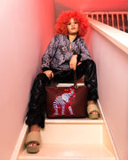 ZEBRA ELEPHANT RON ENGLISH COLLAB TOTE