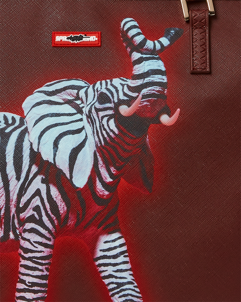 ZEBRA ELEPHANT RON ENGLISH COLLAB TOTE