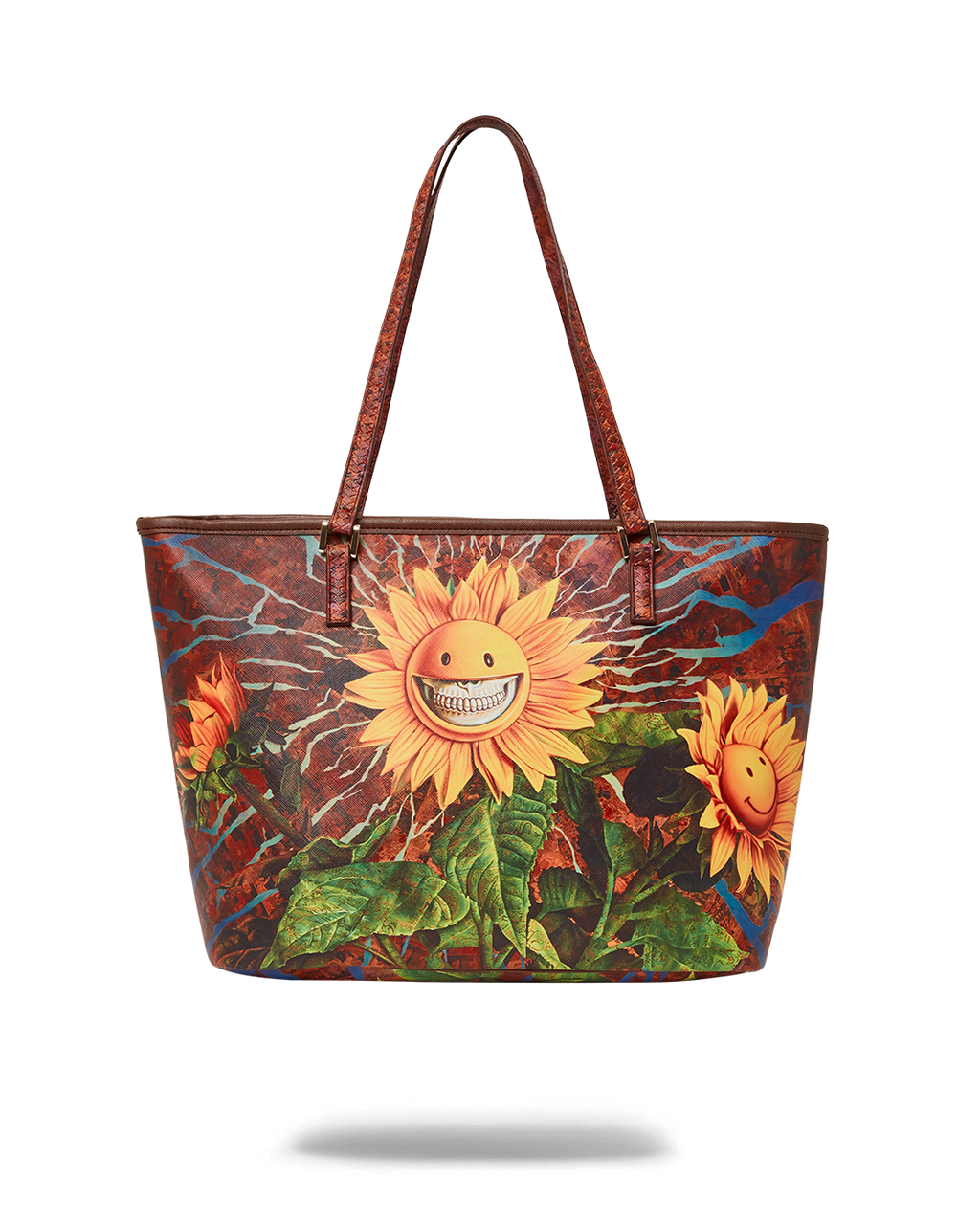 SUNFLOWER GRIN RON ENGLISH COLLAB TOTE
