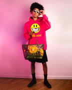 SUNFLOWER GRIN RON ENGLISH COLLAB TOTE