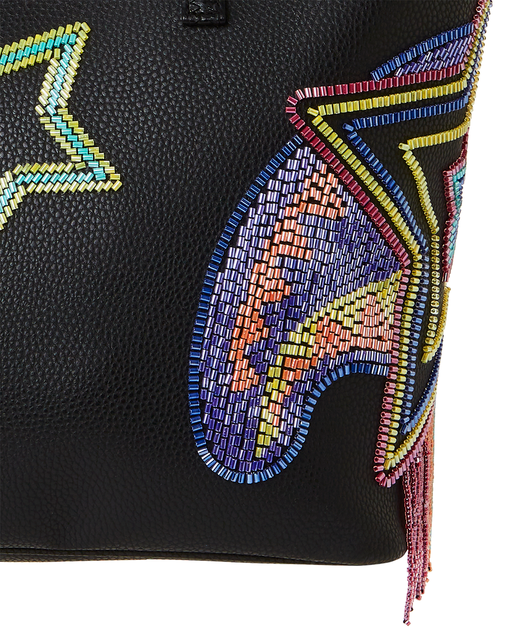 STAR RACER A.I.7 SANDFLOWER COLLAB BEADED TOTE