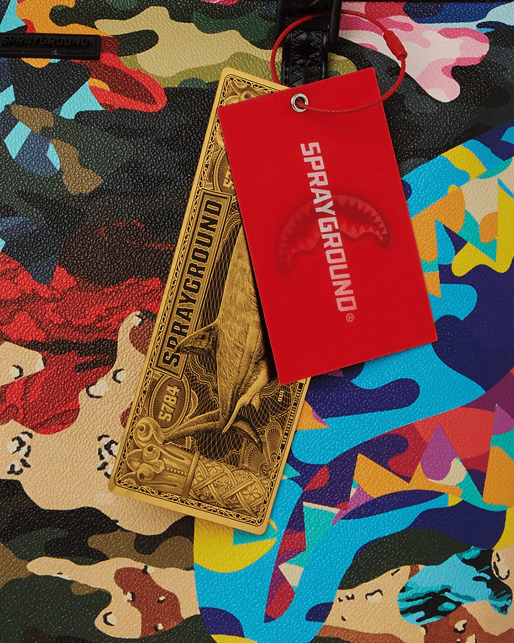 SLICED AND DICED CAMO TOTE