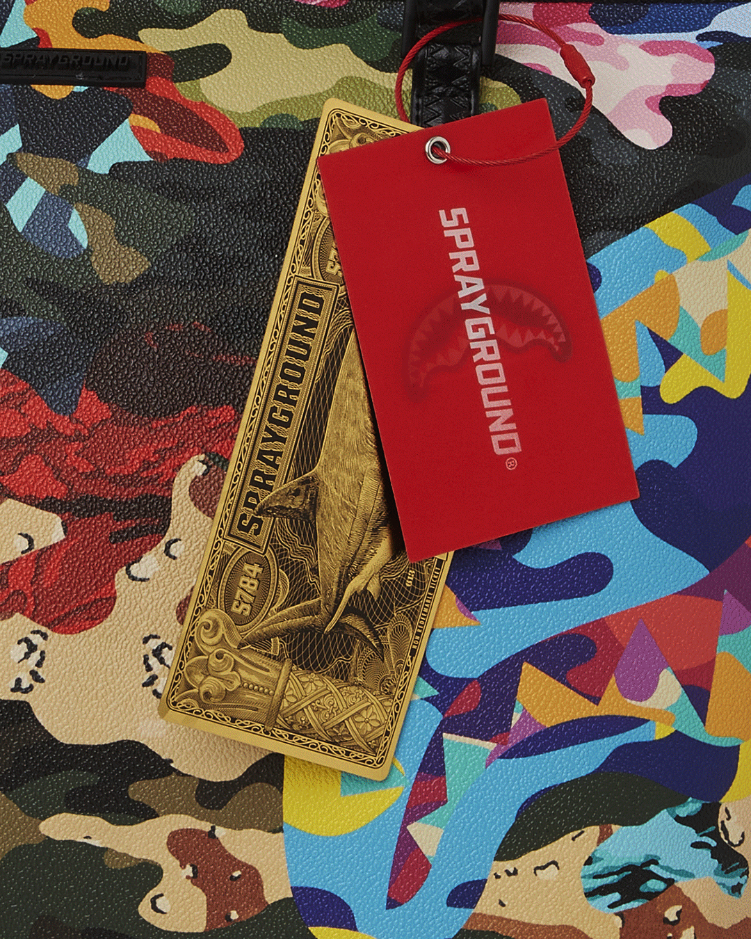 SLICED AND DICED CAMO TOTE