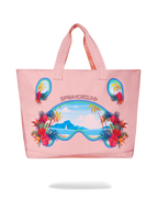 BORA BORA SHARK ISLAND VILLA BEACH TOTE