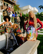 A.I. PALM MIRAGE SHARK LUXE BEACH TOTE