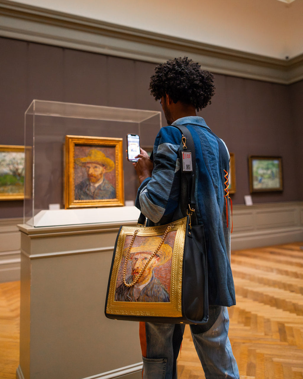 THE MET VAN GOGH FRAMED SELF-PORTRAIT TOTE
