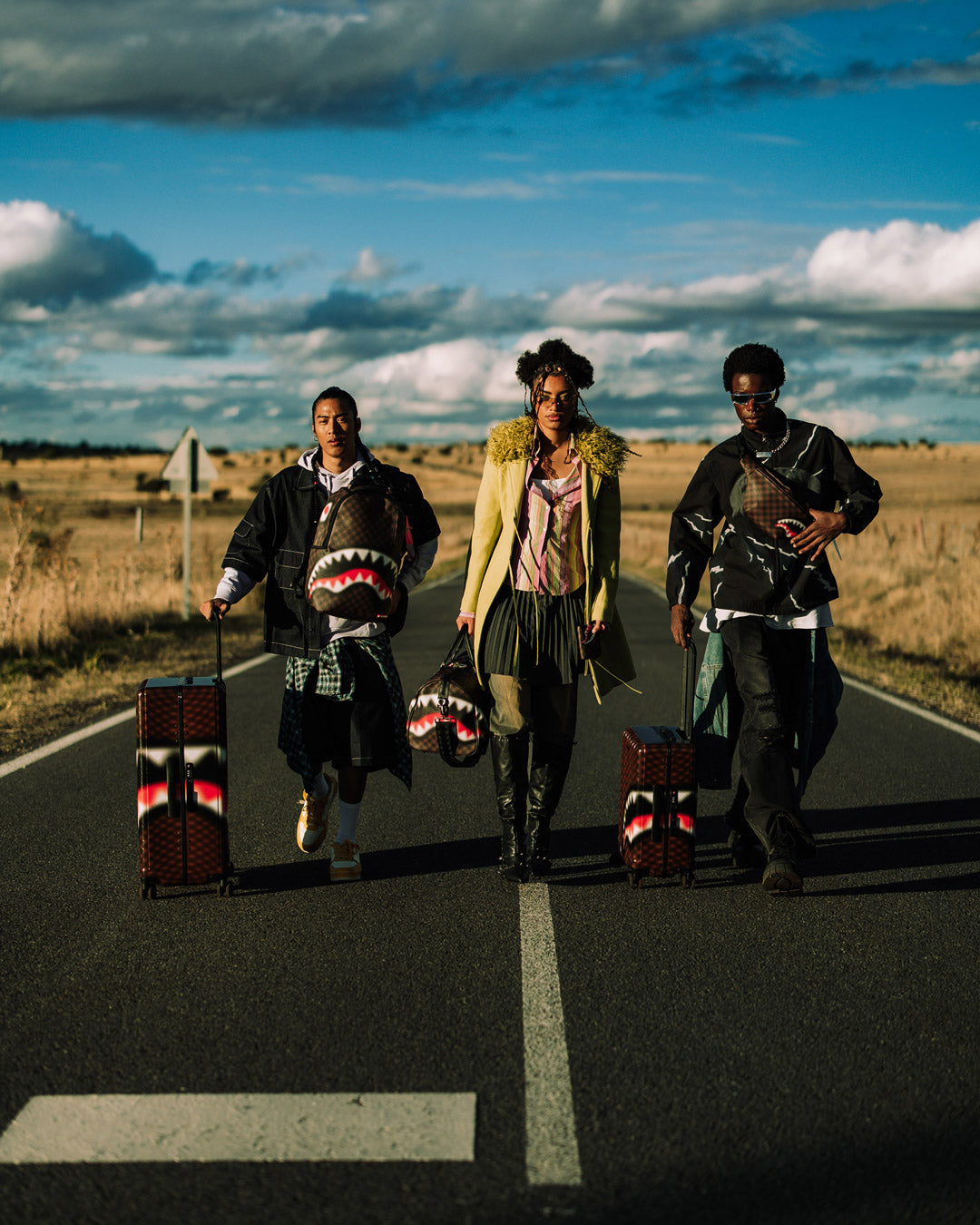 SHARKS IN PARIS BLUR EFFECT WALLET