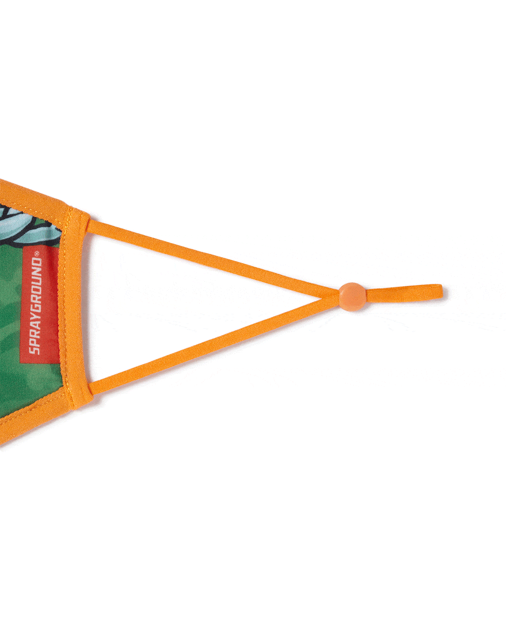 ADULT TMNT: MICHELANGELO SHARK FORM FITTING FACE-COVERING