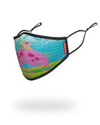 ADULT SPONGEBOB JELLY SHARK FORM FITTING FACE-COVERING