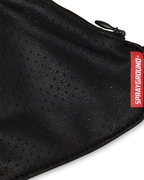 DAMAGE CONTROL STASH POCKET VEGAN LEATHER FACE MASK