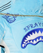 STUFFED SAVAGE HOODY BACKPACK SHARK