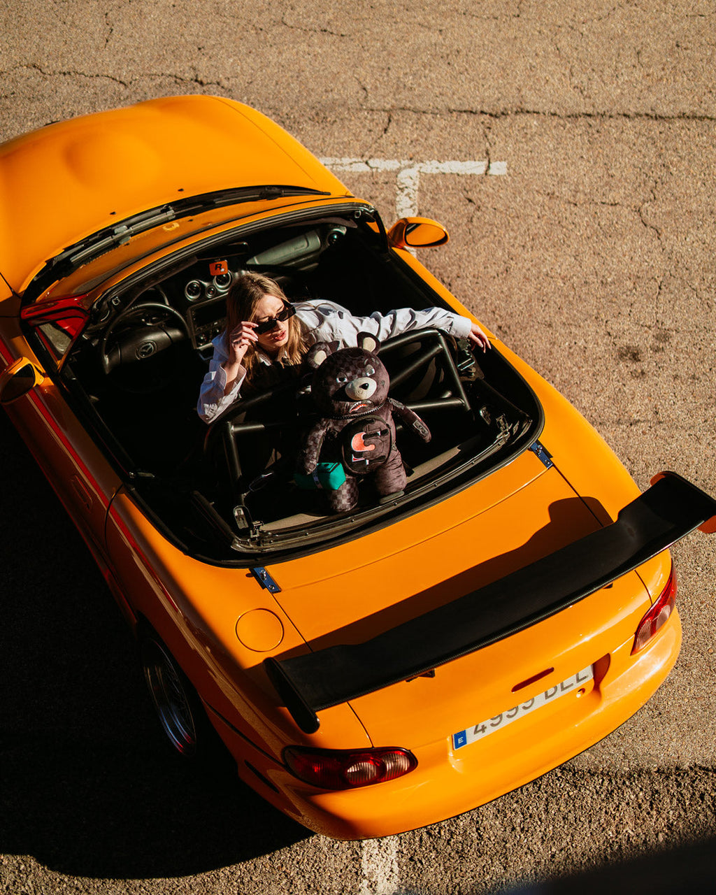 SPEED SHARK SIDE SWIPE MONEYBEAR TEDDY BEAR BACKPACK