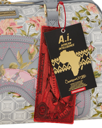 A.I. AFRICAN INTELLIGENCE ELEGANT ENERGY MINI DUFFLE - SANDFLOWER COLLAB