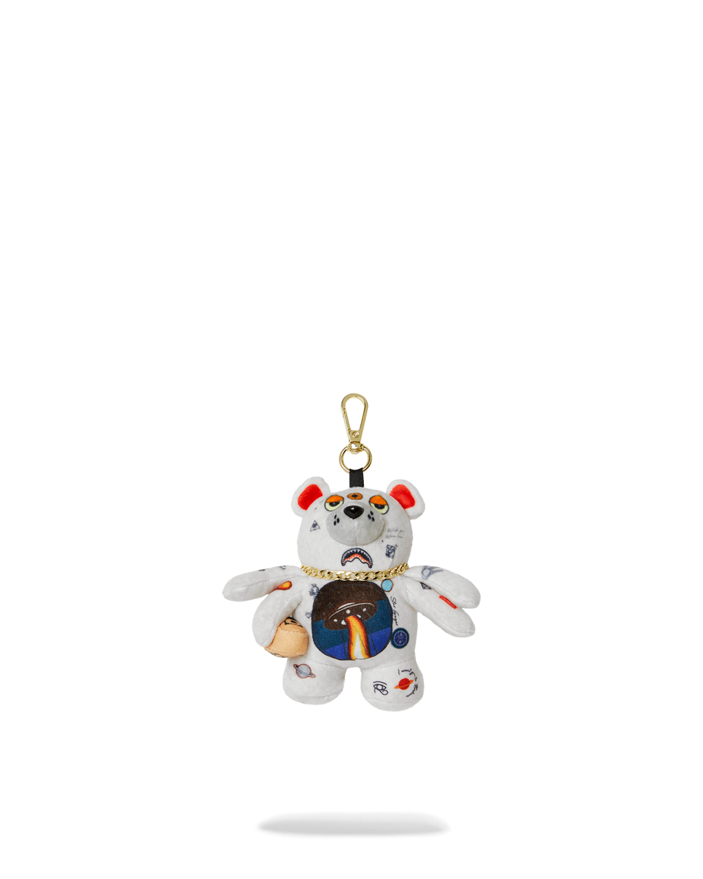 SPACED OUT BEAR KEYCHAIN