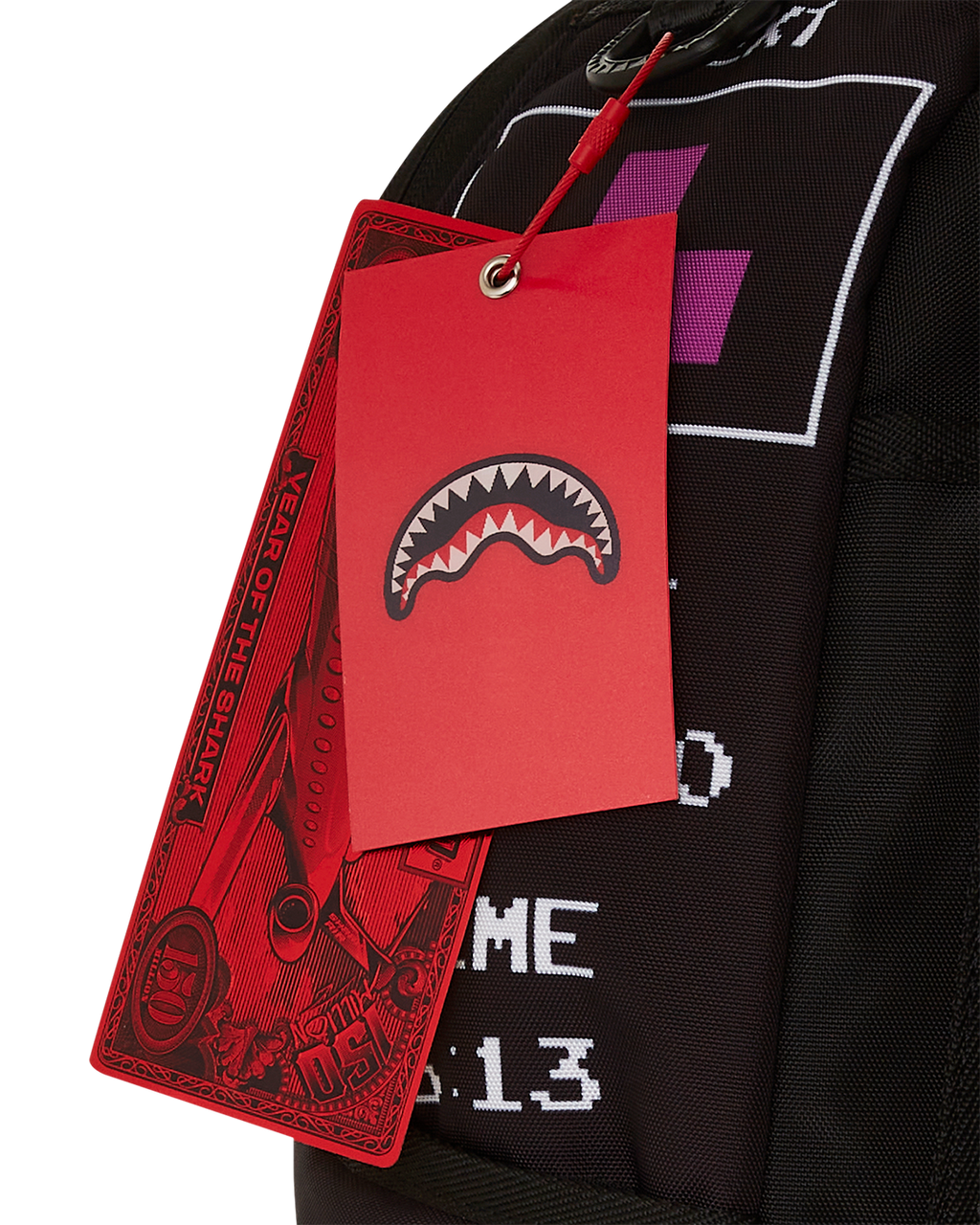 TETRIS WITH DIABLO AND MONEY BEAR BACKPACK