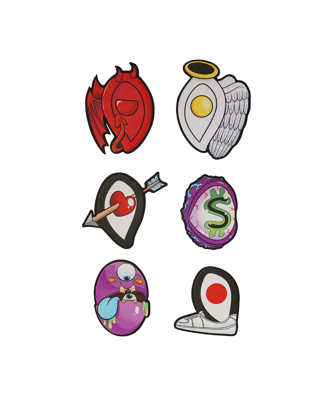 SPLIT SAINT VELCRO REMOVABLE 6 EYES SHARK BACKPACK