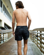 3AM CHECK SWIM SHORTS