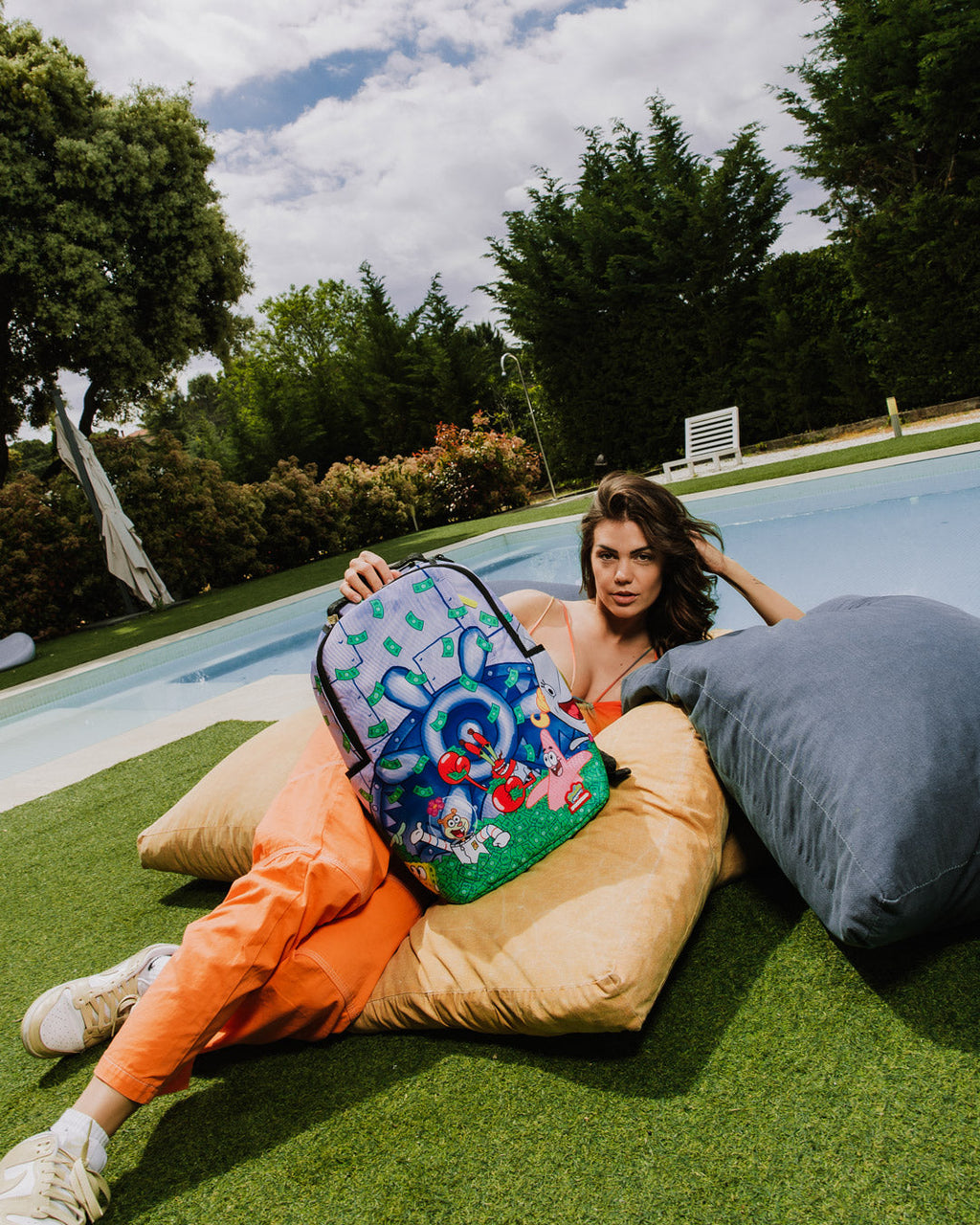 SPONGEBOB CREW MONEY BATH DLXR BACKPACK