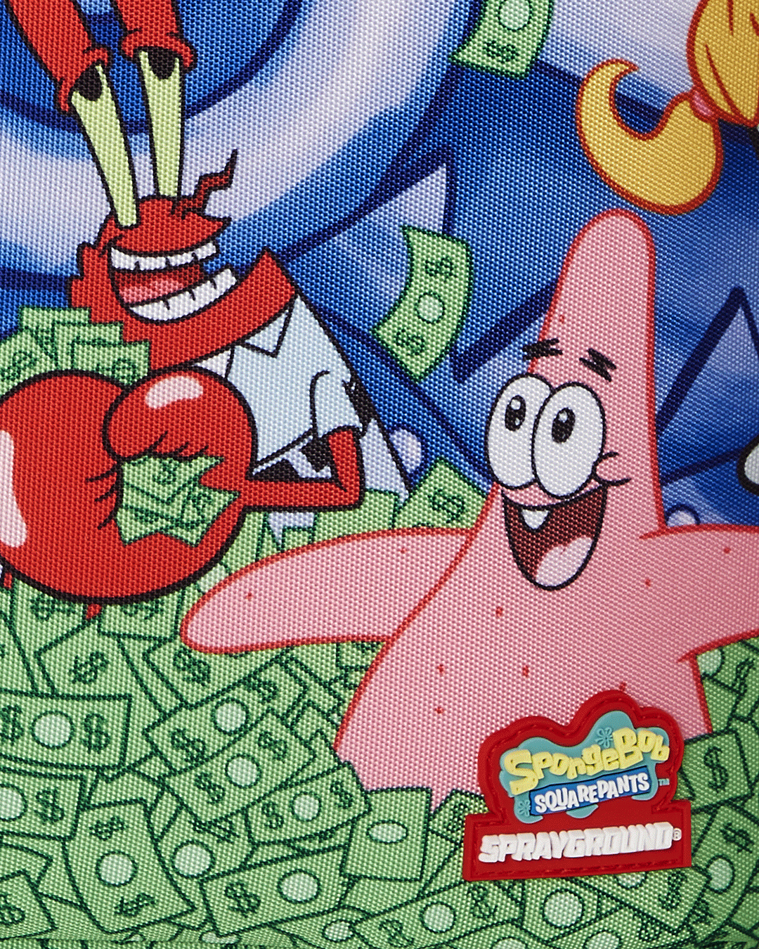SPONGEBOB CREW MONEY BATH DLXR BACKPACK