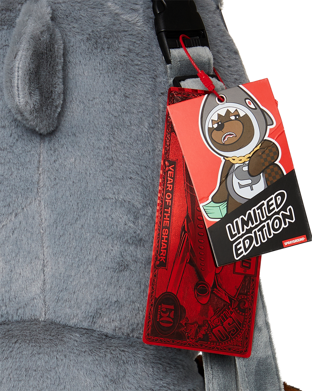 THE RIZZLER MONEYBEAR TEDDYBEAR BACKPACK