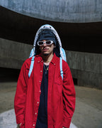 STUFFED SAVAGE HOODY BACKPACK SHARK