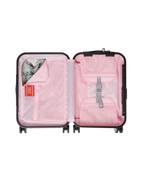 A.I. AFRICAN INTELLIGENCE ELEGANT ENERGY SHARKITECTURE CARRY-ON LUGGAGE - SANDFLOWER COLLAB
