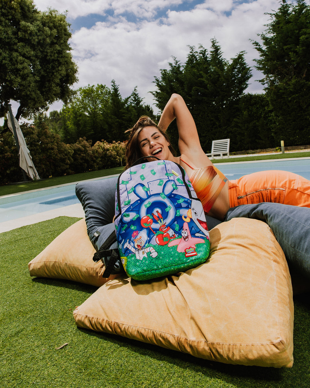 SPONGEBOB CREW MONEY BATH DLXR BACKPACK