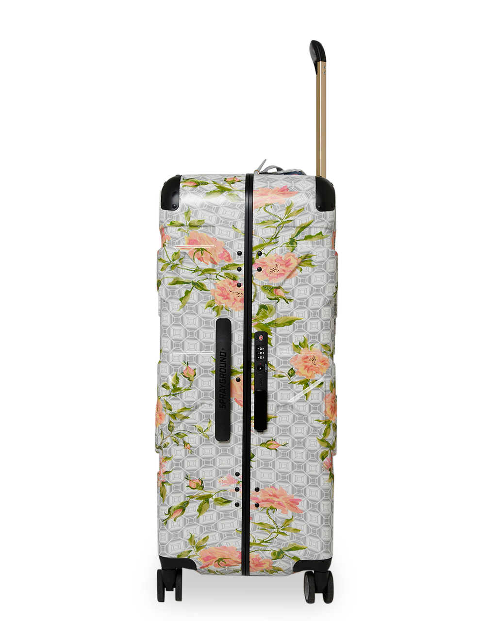 A.I. AFRICAN INTELLIGENCE ELEGANT ENERGY SHARKITECTURE FULL SIZE LUGGAGE - SANDFLOWER COLLAB