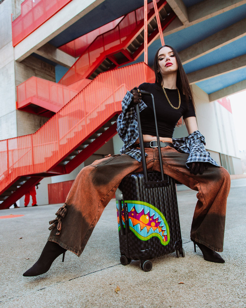 SLIME TAKEOVER HARD SHELL CARRY-ON LUGGAGE