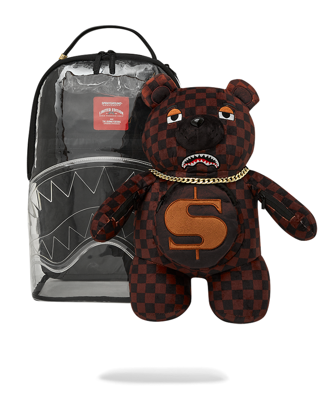 CLEAR BACKPACK - SHARKS IN PARIS BEAR