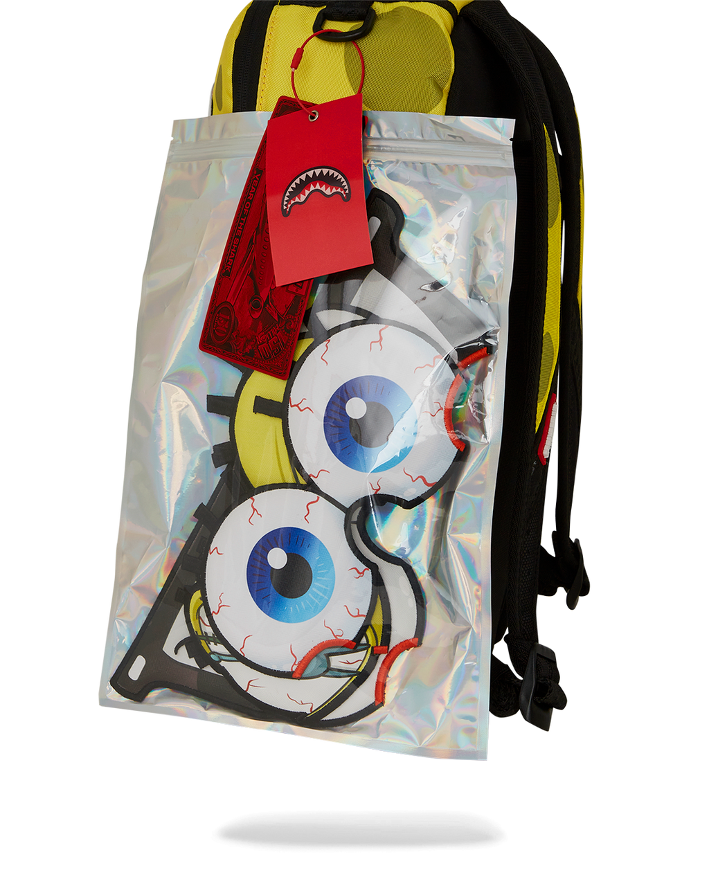 SPONGEBOB EYE POP REMOVABLE EYES BACKPACK