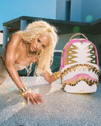 A.I. AFRICAN INTELLIGENCE PARADIGM OF THE PYRAMID BACKPACK - SANDFLOWER COLLAB