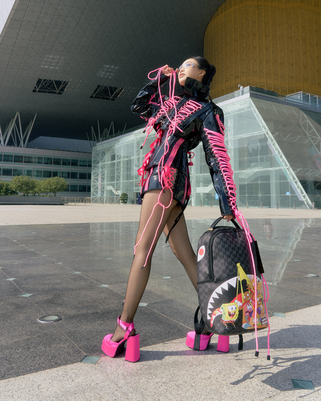 90S NICK CHARACTER CORNER BACKPACK