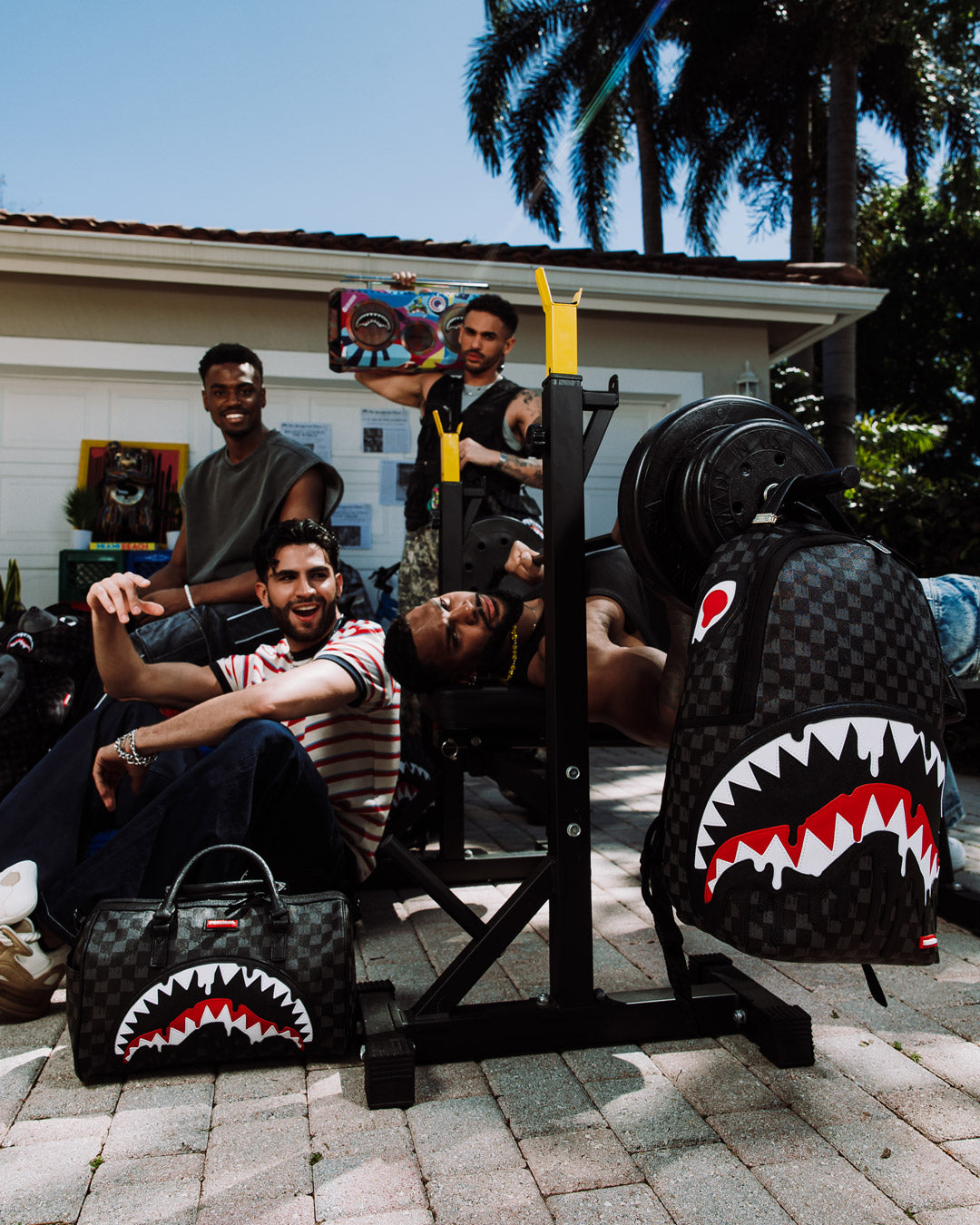 SHARKS IN PARIS THUNDERDRIP MINI DUFFLE