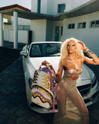 A.I. AFRICAN INTELLIGENCE PARADIGM OF THE PYRAMID BACKPACK - SANDFLOWER COLLAB