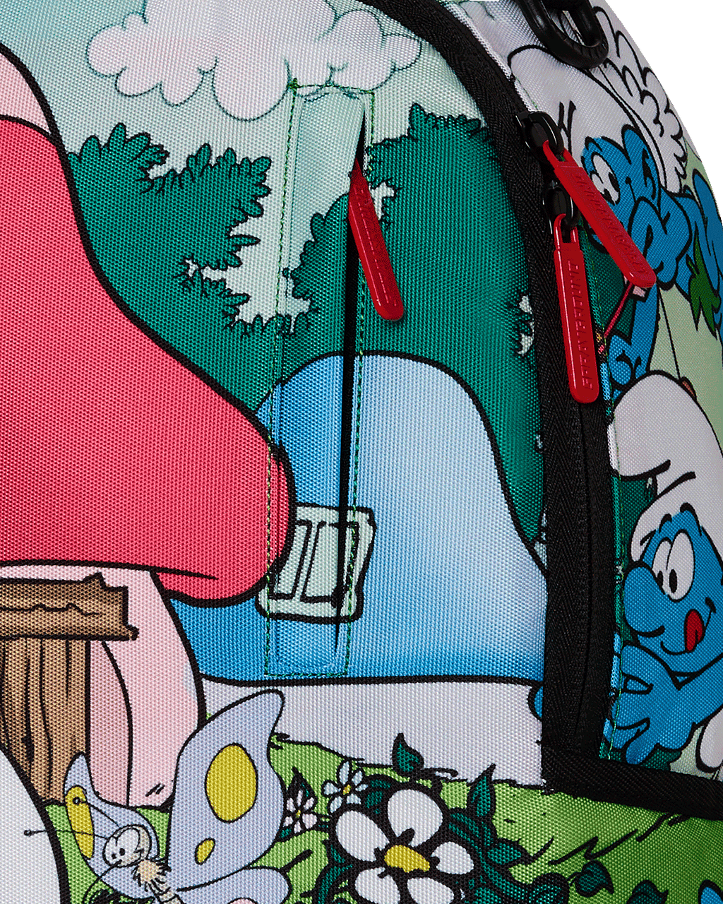 SMURFS IN THE GARDEN BACKPACK