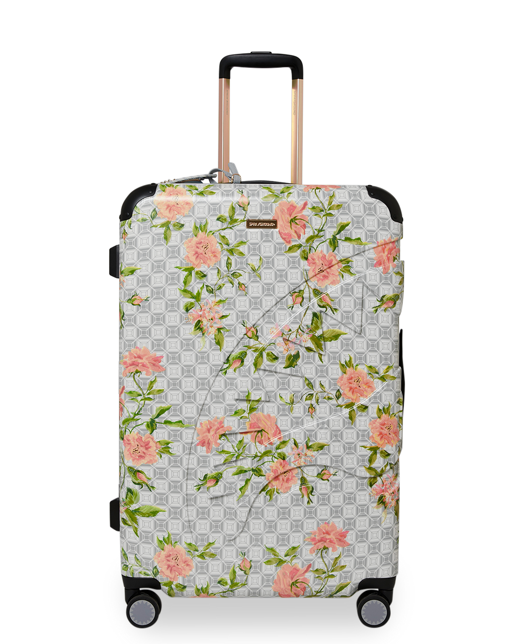 A.I. AFRICAN INTELLIGENCE ELEGANT ENERGY SHARKITECTURE FULL SIZE LUGGAGE - SANDFLOWER COLLAB