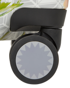 A.I. AFRICAN INTELLIGENCE ELEGANT ENERGY SHARKITECTURE FULL SIZE LUGGAGE - SANDFLOWER COLLAB