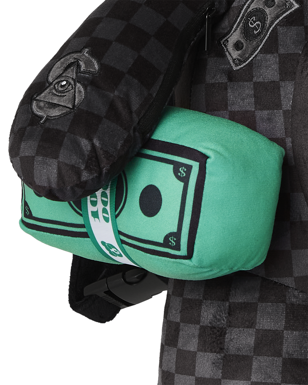 SPEED SHARK SIDE SWIPE MONEYBEAR TEDDY BEAR BACKPACK